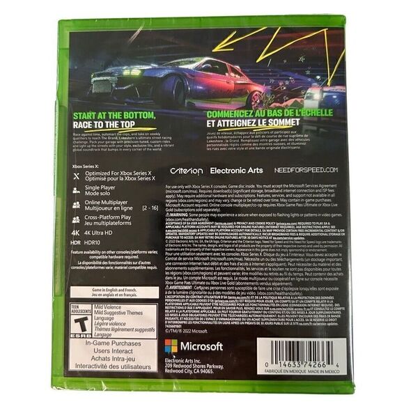 NFS Unbound (Need For Speed) Microsoft Xbox Series X, 2022 - Picture 4 of 4